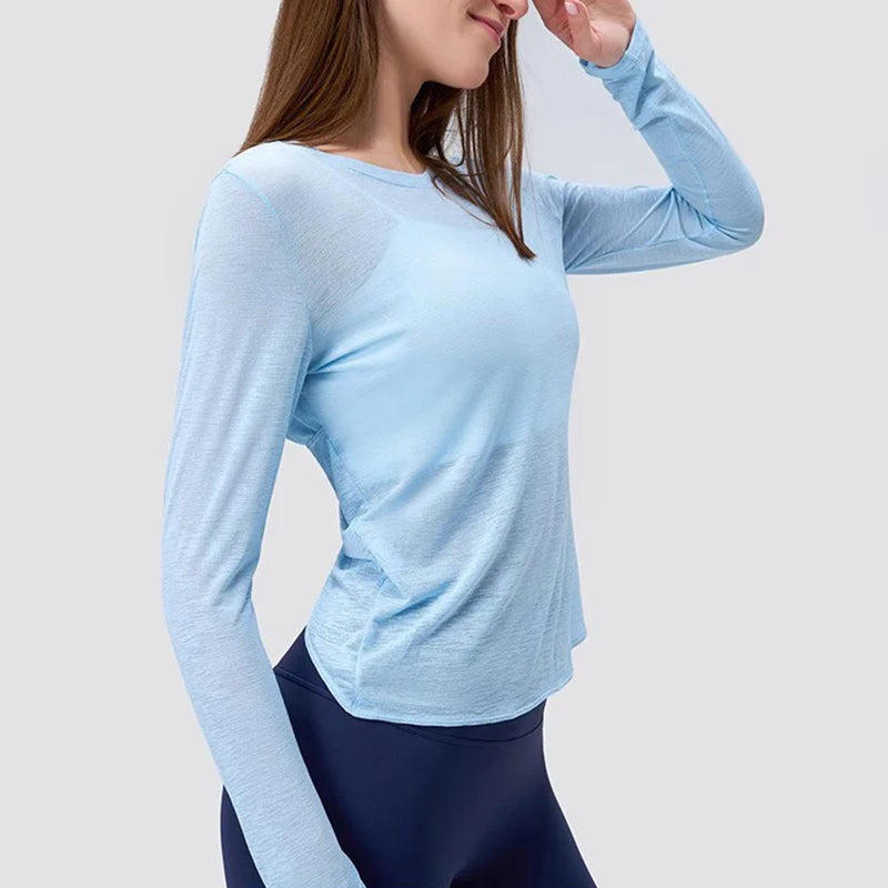 Blusa de Manga Larga Transpirable