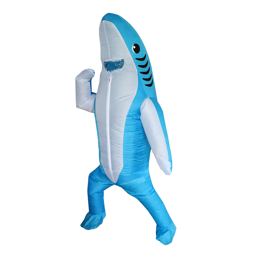 Traje Inflable con Diseño de Tiburón