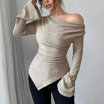 Blusa De Hombro Asimétrico