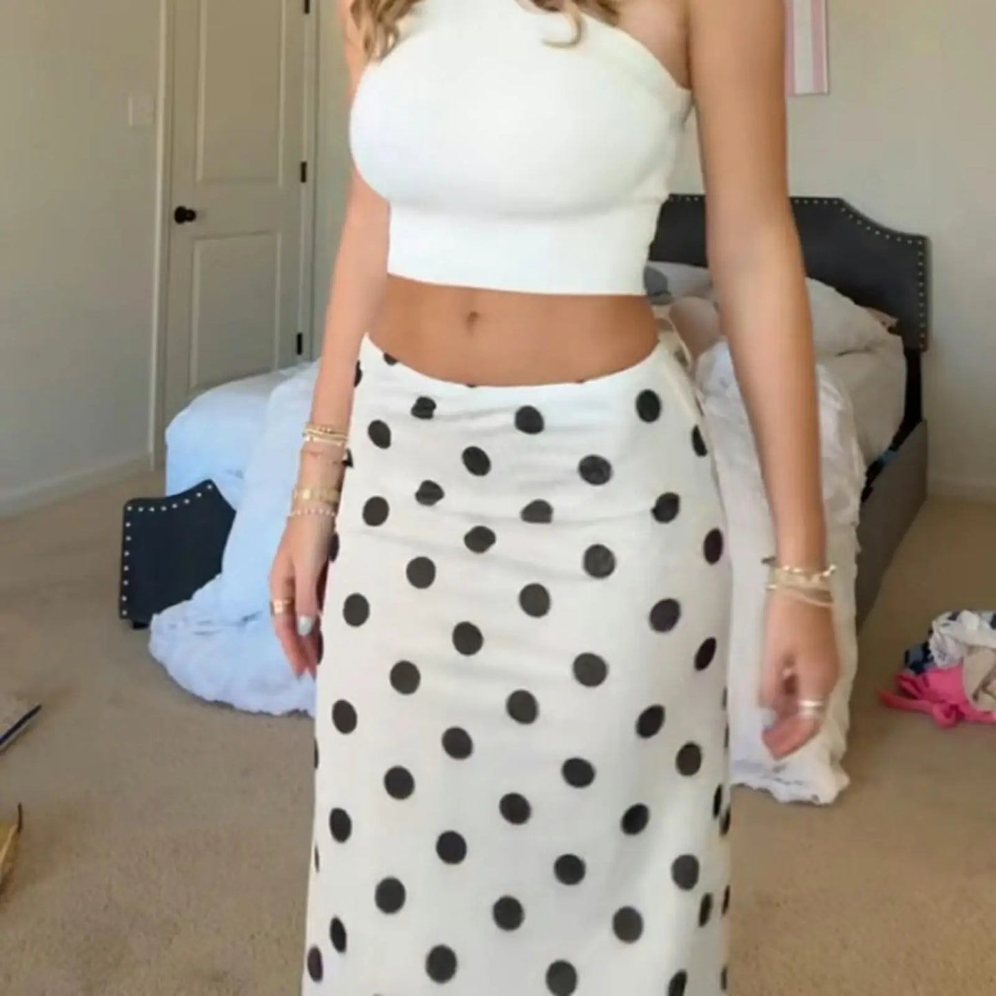 Falda Larga Acampanada