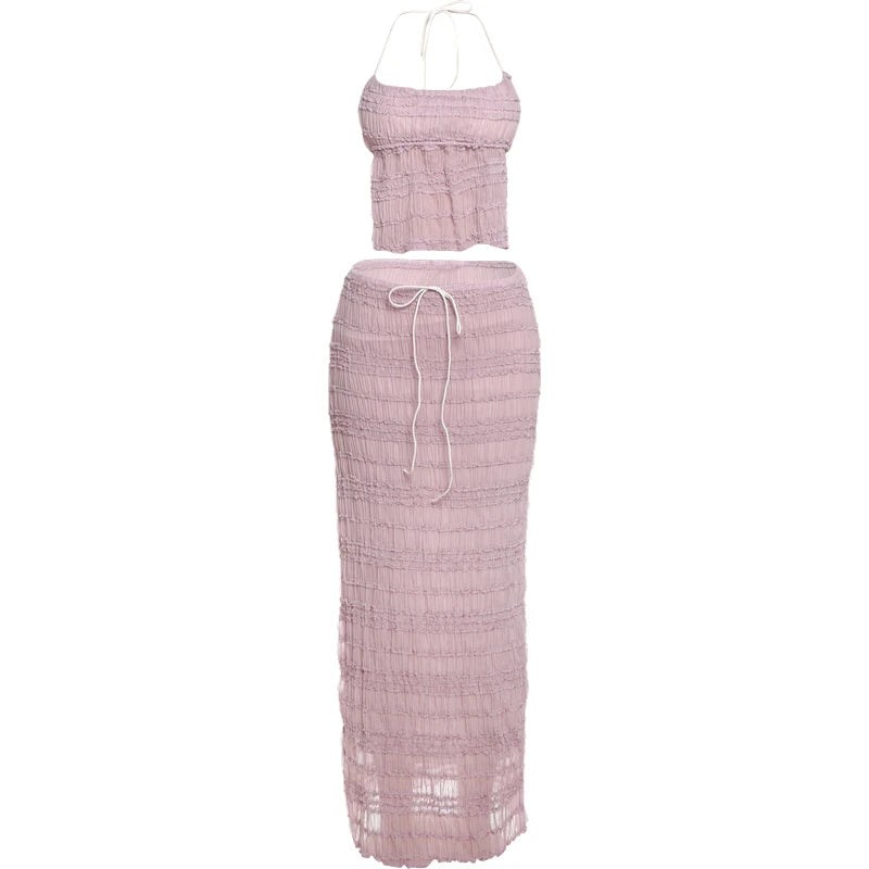 Conjunto Con Espalda Descubierta