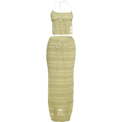 Conjunto Con Espalda Descubierta