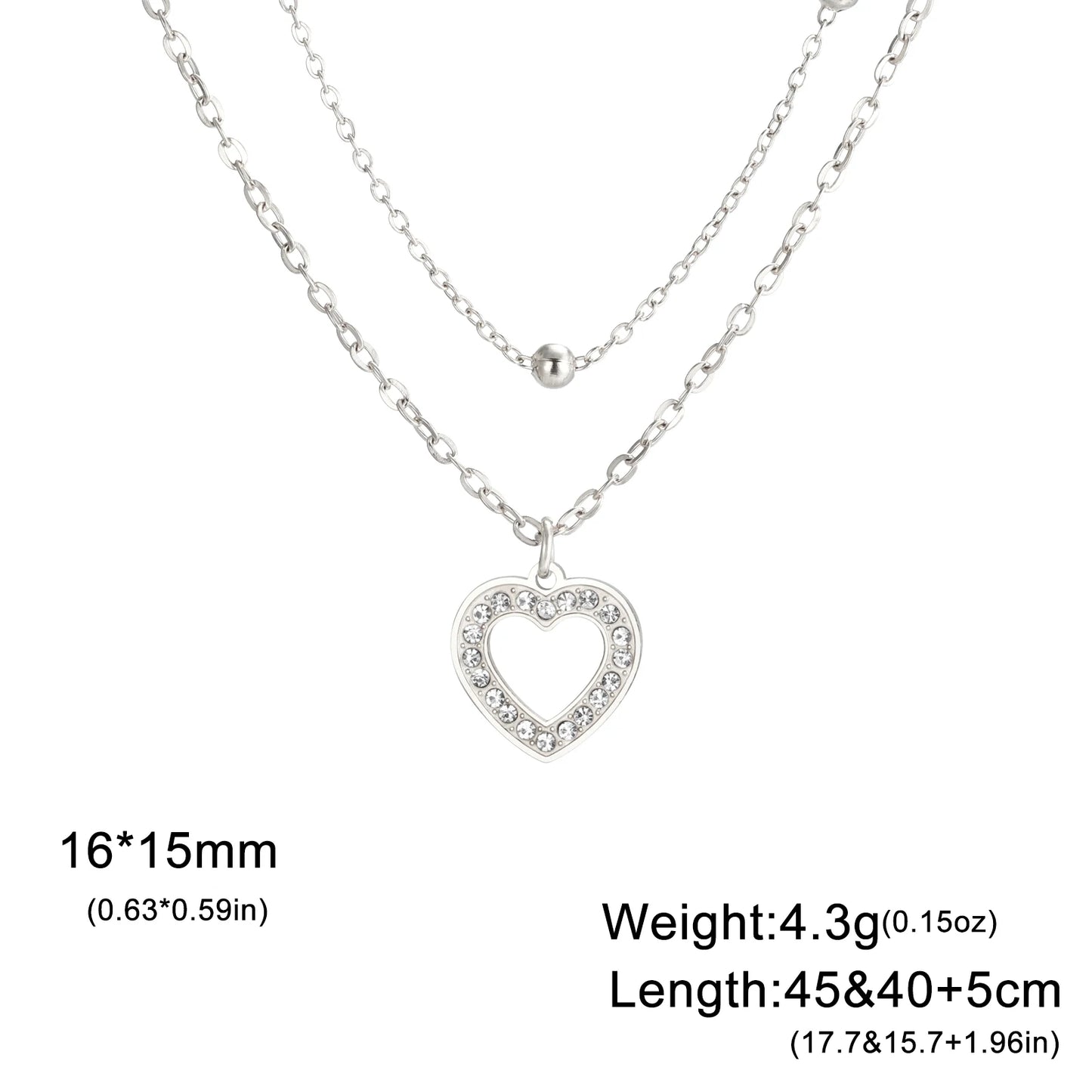 Collar Con Doble Cadena