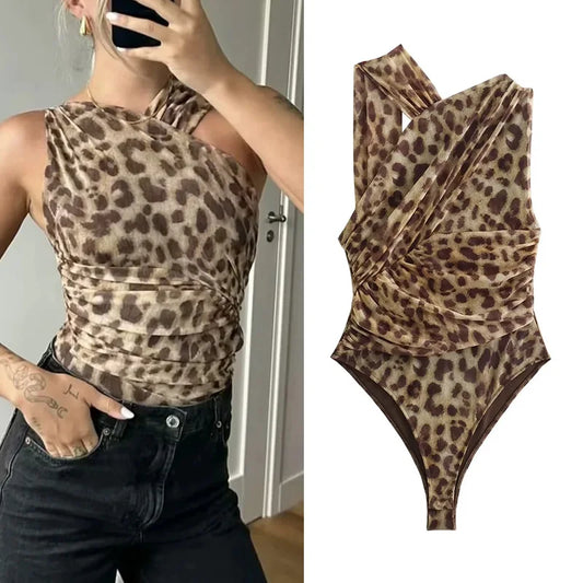 Body sin Mangas de Malla