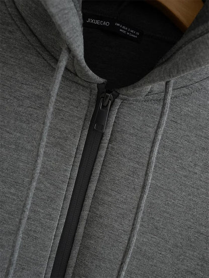 Sudadera con Capucha y Cremallera