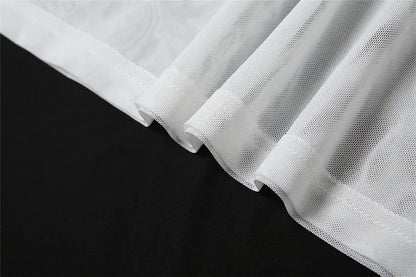 Falda Larga de Malla