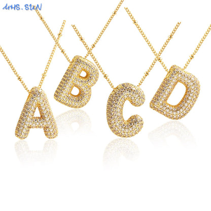Collar Con Letra De Globo