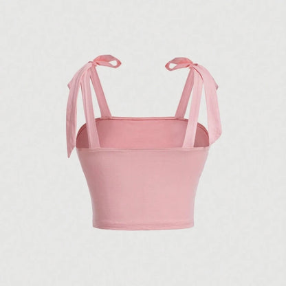 Top Corto Con Tirantes