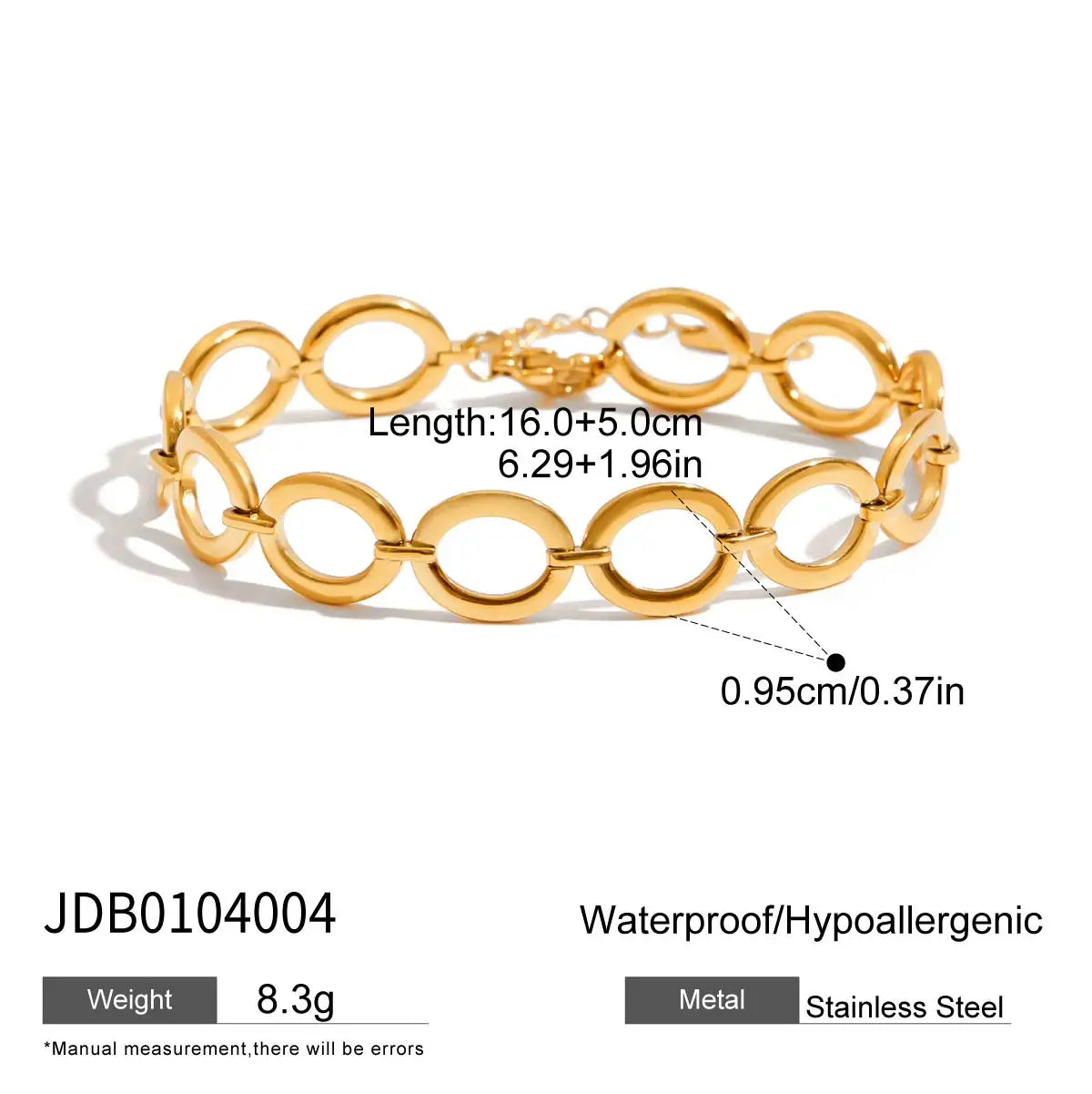 Pulseras de acero inoxidable