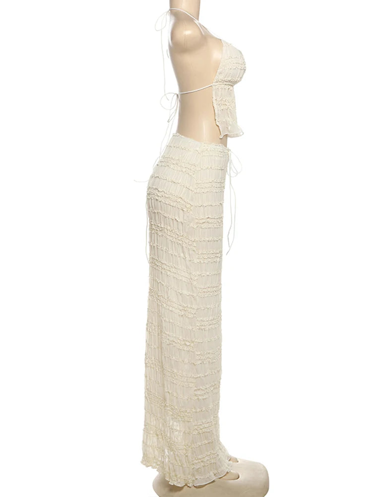 Conjunto Con Espalda Descubierta