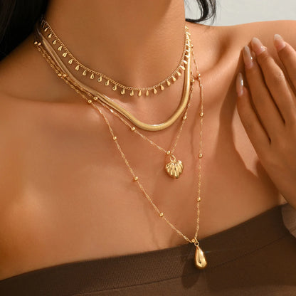 Collar de 4 Capas en Tono Dorado - foto 4