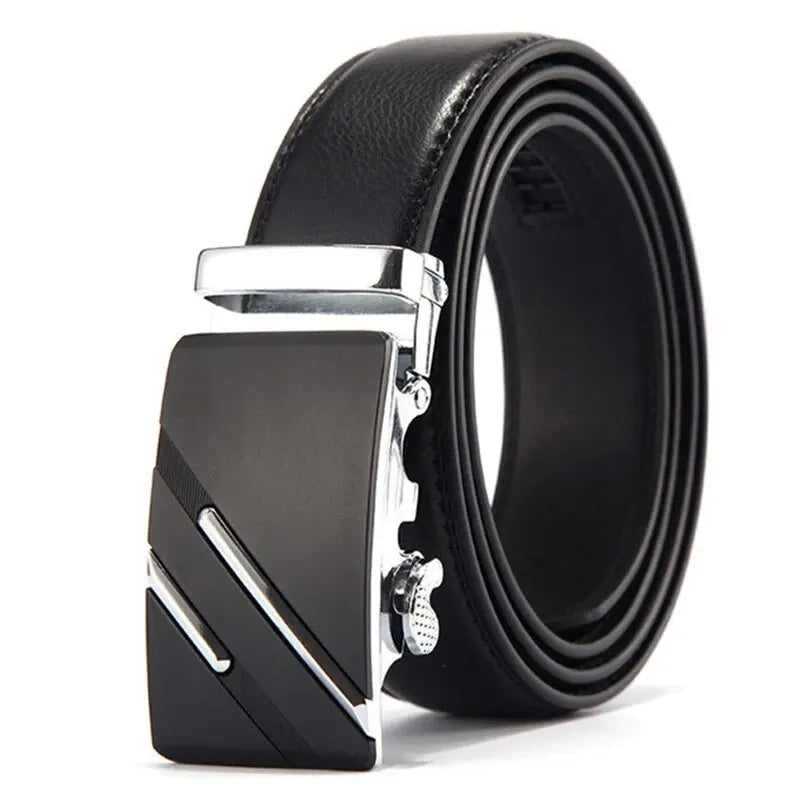 Cinturón de Vestir con Hebilla de Metal - Estilo B