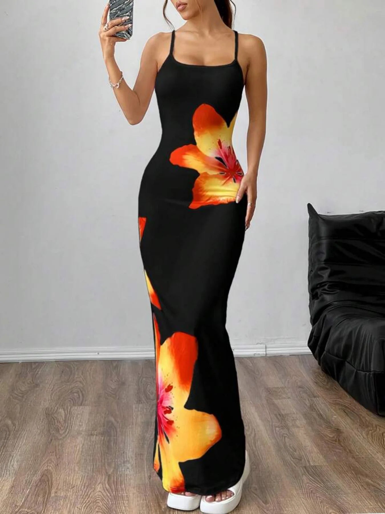 Vestido Con Estampado