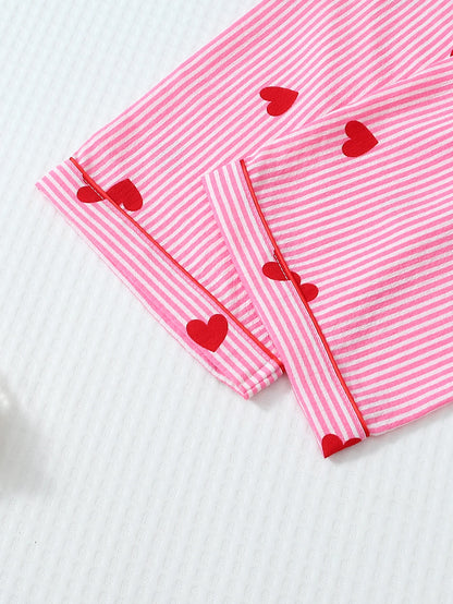 Conjunto De Pijama A Rayas