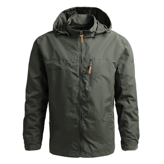 Chaqueta Impermeable Con Capucha