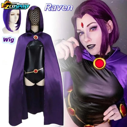 Disfraz de Cosplay de Teen Titans Raven