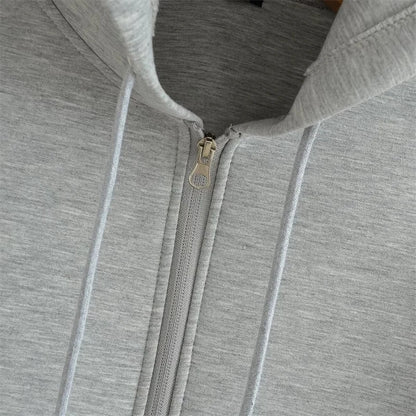 Sudadera con Capucha y Cremallera