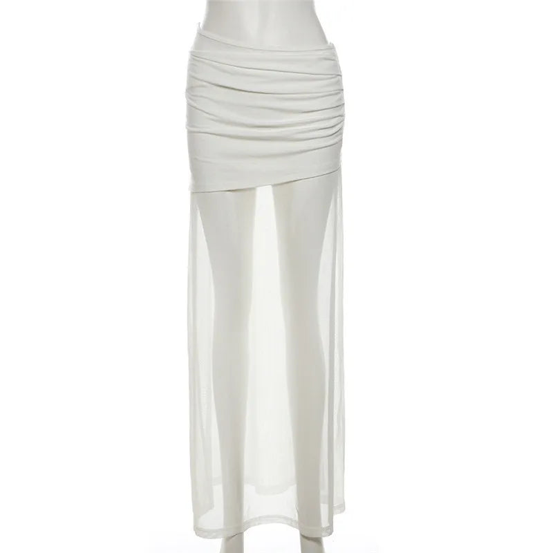 Falda Larga de Malla