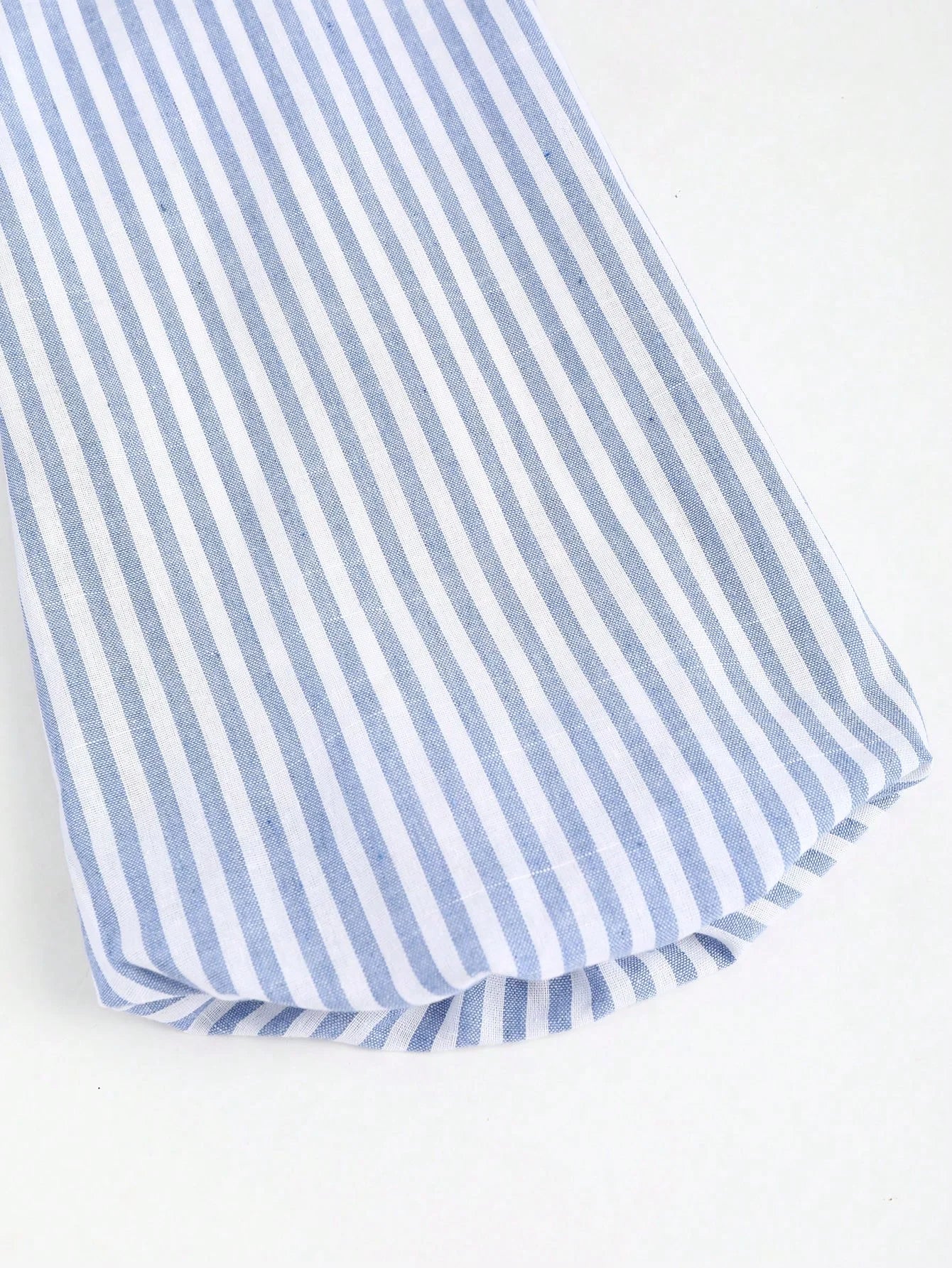 Camisa de Manga Abullonada con Lazo