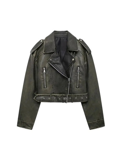 Chaqueta de Piel Sintética