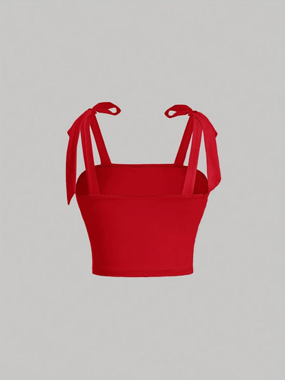 Top Corto Con Tirantes