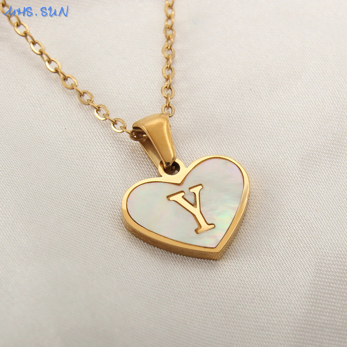 Collar Con Inicial De Corazón