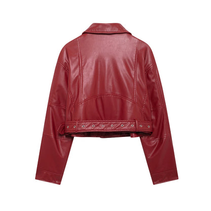 Chaqueta de Piel Sintética