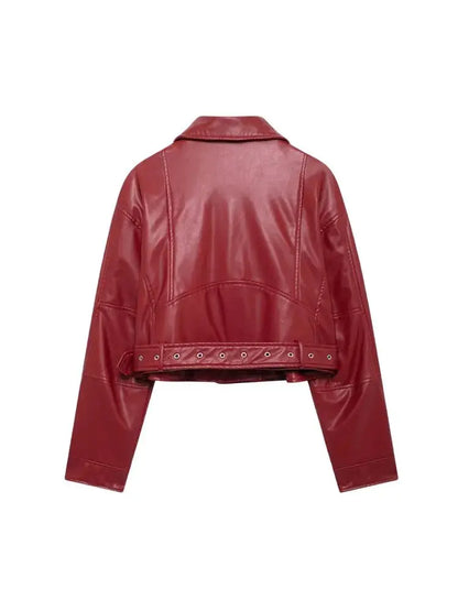 Chaqueta de Piel Sintética