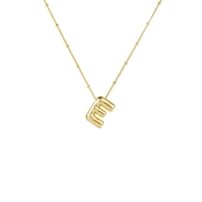 Collar Con Colgante De Letra