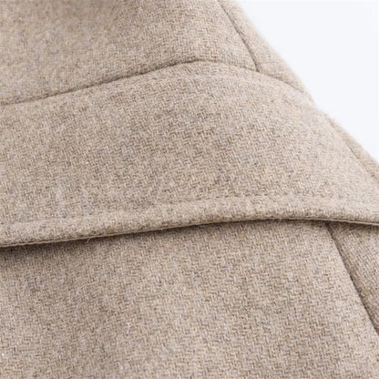 Abrigo Con Cuello De Peluche