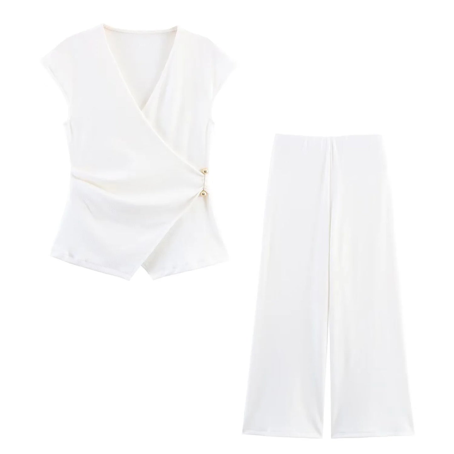 Conjunto de Top sin Mangas y Pantalon