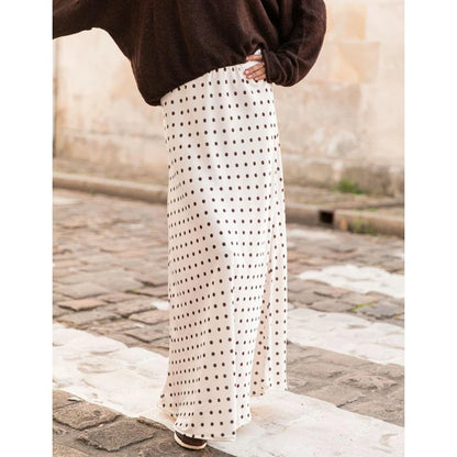 Falda Larga de Satén