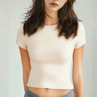 4 Piezas de Camiseta Básica