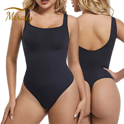 Body moldeador sin costuras de cuello cuadrado tipo tanga - foto 2
