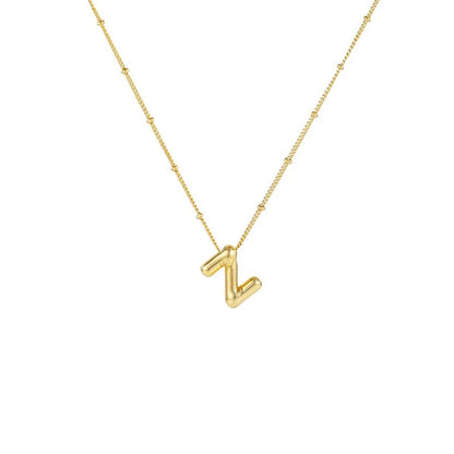Collar Con Colgante De Letra