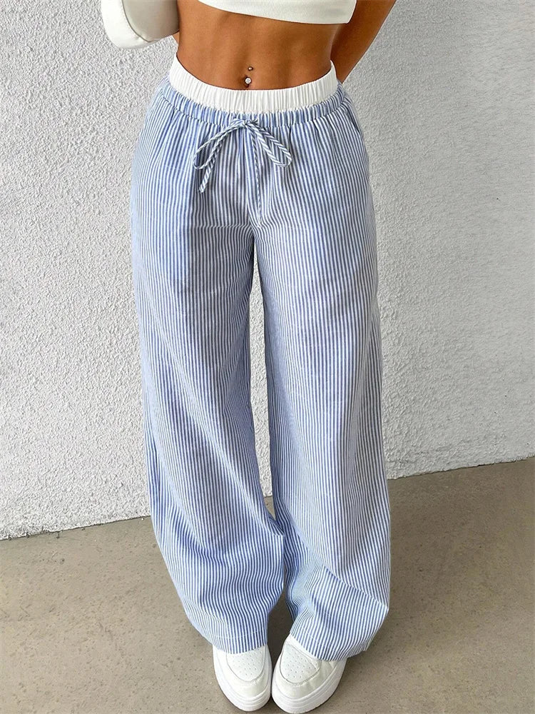 Pantalon Casual de pierna Ancha