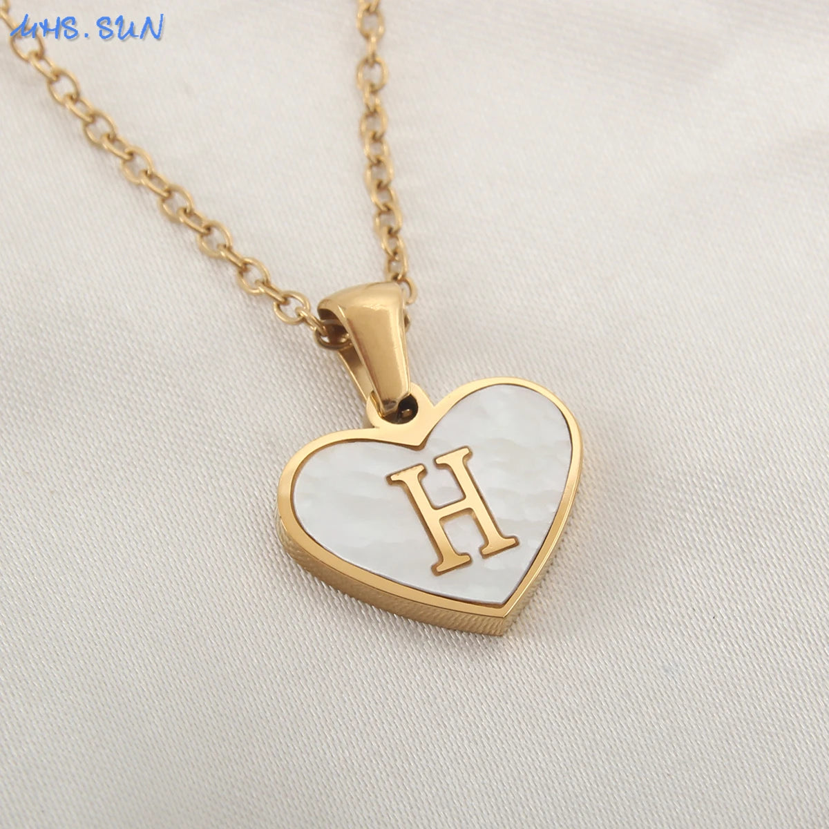 Collar Con Inicial De Corazón