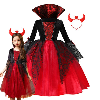 Disfraz de Vampiresa para Niñas