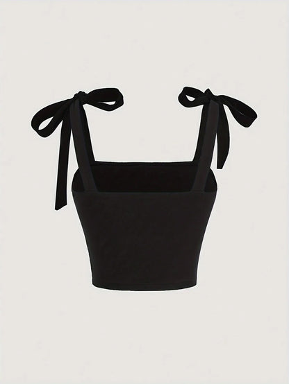 Top Corto Con Tirantes