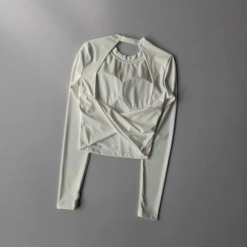 Blusa Deportiva Con Espalda Descubierta