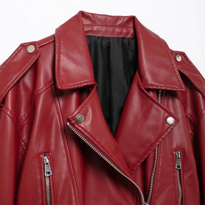 Chaqueta de Piel Sintética