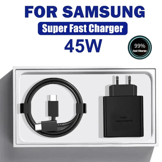 Cargador rápido USB-C de 45 W con cable - foto 1