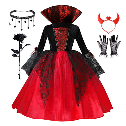 Disfraz de Vampiresa para Niñas
