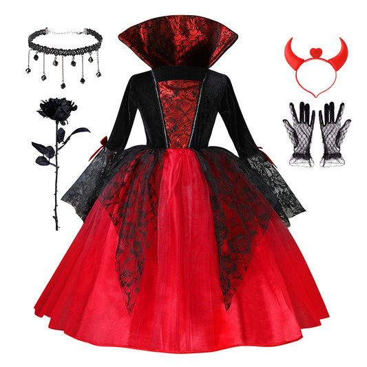 Disfraz de Vampiresa para Niñas