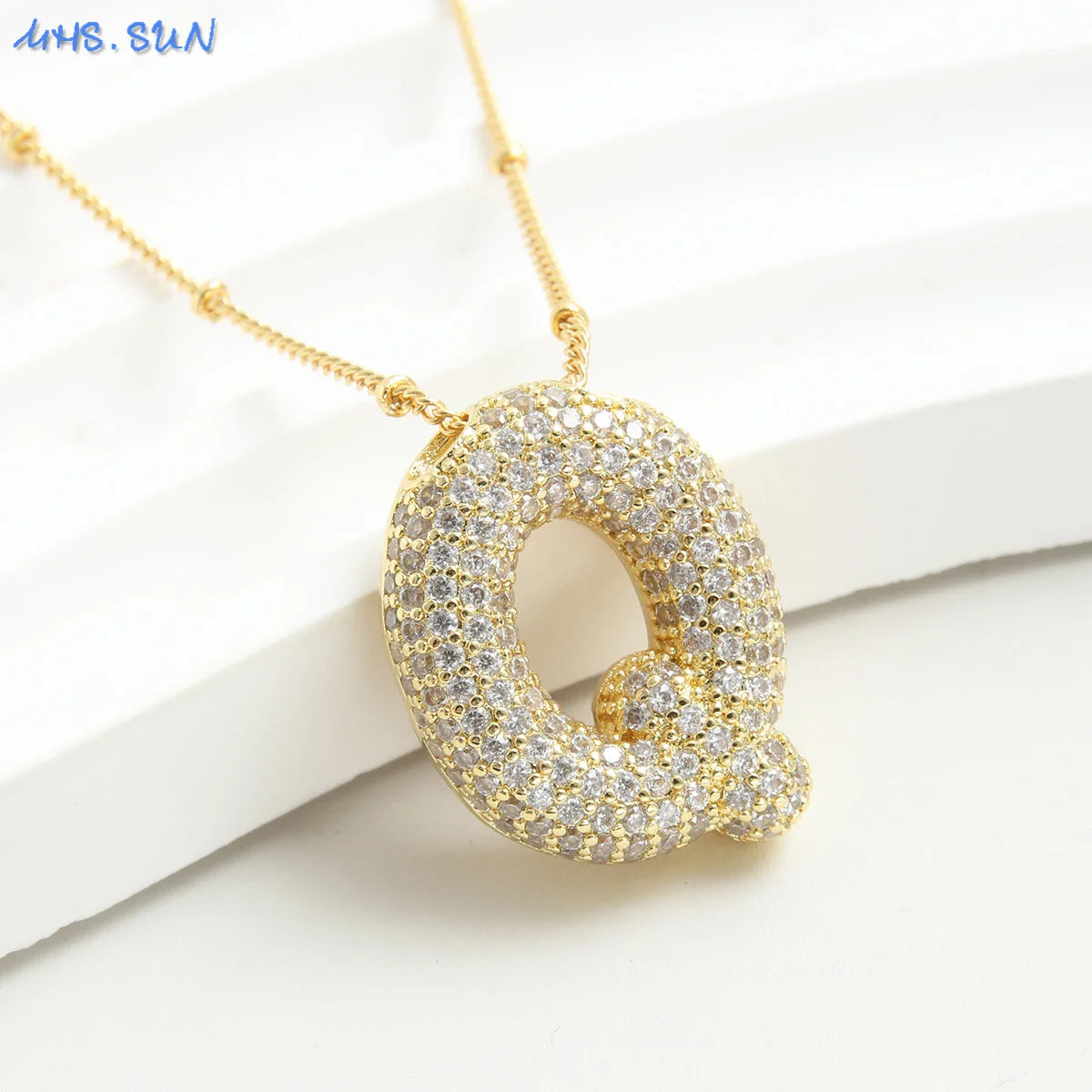 Collar Con Letra De Globo