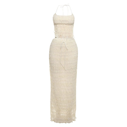 Conjunto Con Espalda Descubierta