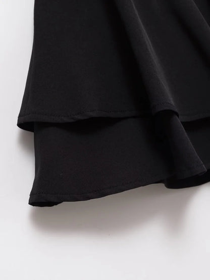 Falda Corta de Cintura Media