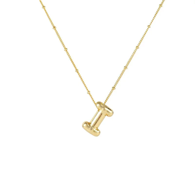 Collar Con Colgante De Letra