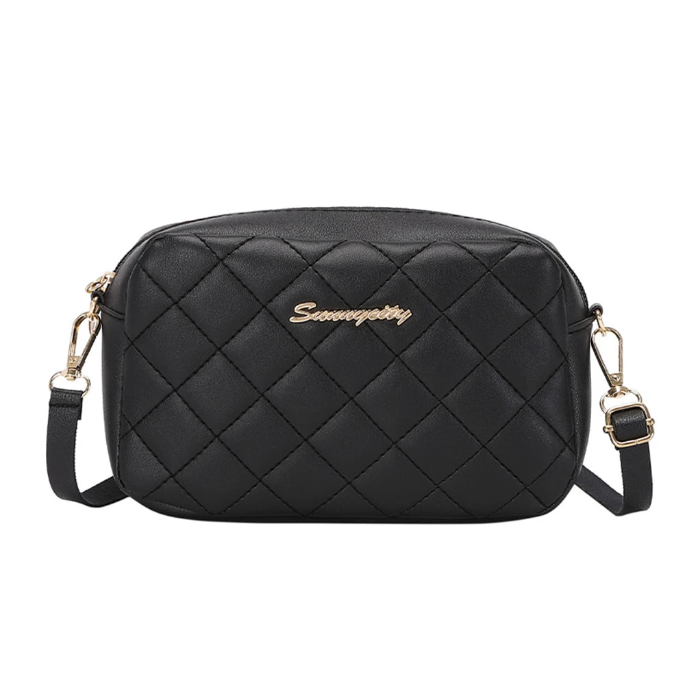 Bolso bandolera pequeño con borla - Negro