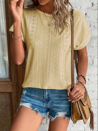 Blusa de manga corta Informal